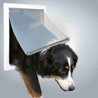 Trixie 2-Way Flap M–XL Dog дверцята для собак 39 × 45 см білі (3879)